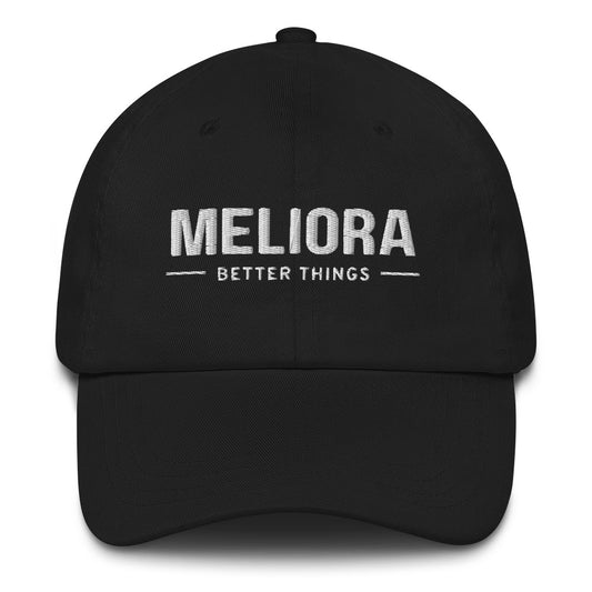 Meliora Basics Embroidered Hat | Black